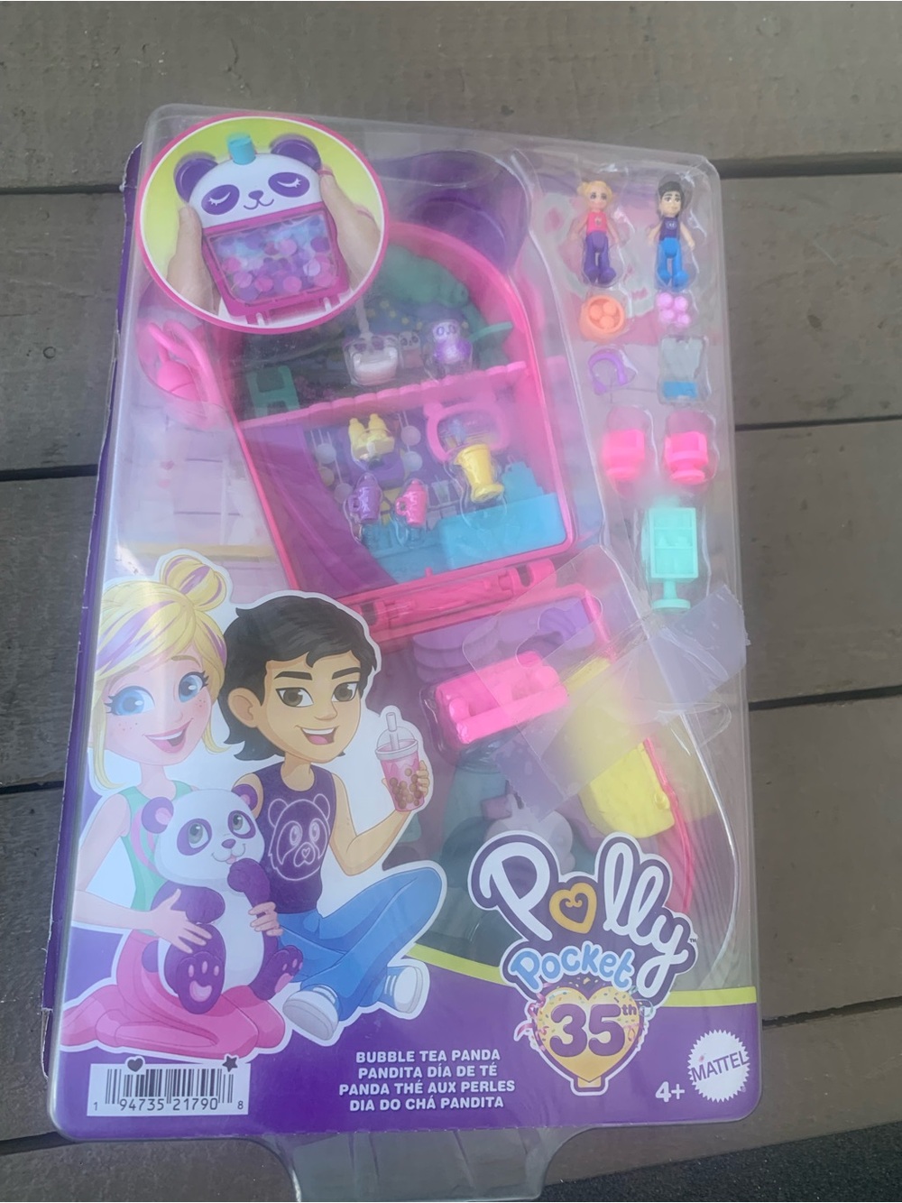 Polly Pocket Bubble Tea Panda Compact Playset -